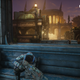 Crouching behind cover (like you do) at the outset of an Arcade match in Versus mode.